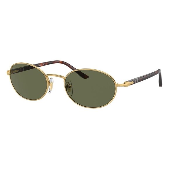 New PERSOL Ida Gold Polarised Round PO1018S 515/58 Sunglasses Women - Picture 1 of 8